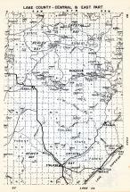 Lake County - Central and East, Beaver Bay, Crystal Bay. Isabellai, Wanless, Finland, Cramer, Little Marais, Minnesota State Atlas 1954